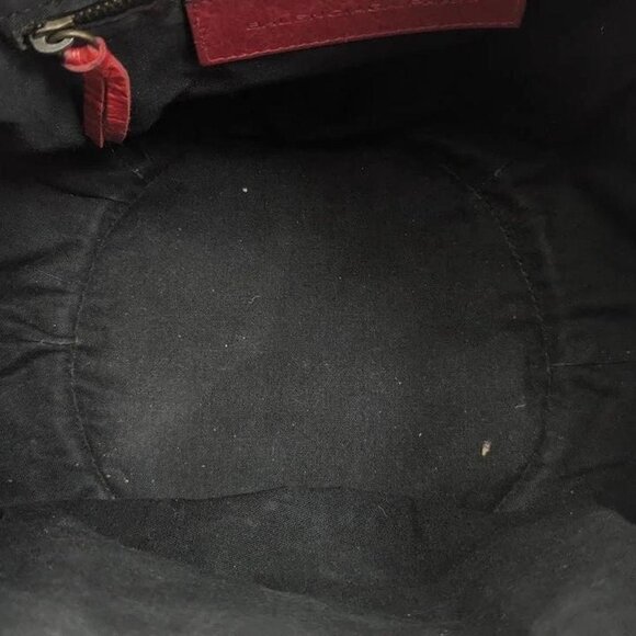 Vintage Balenciaga class mini pompon leather hand bucket bag with double handle - Picture 7 of 8